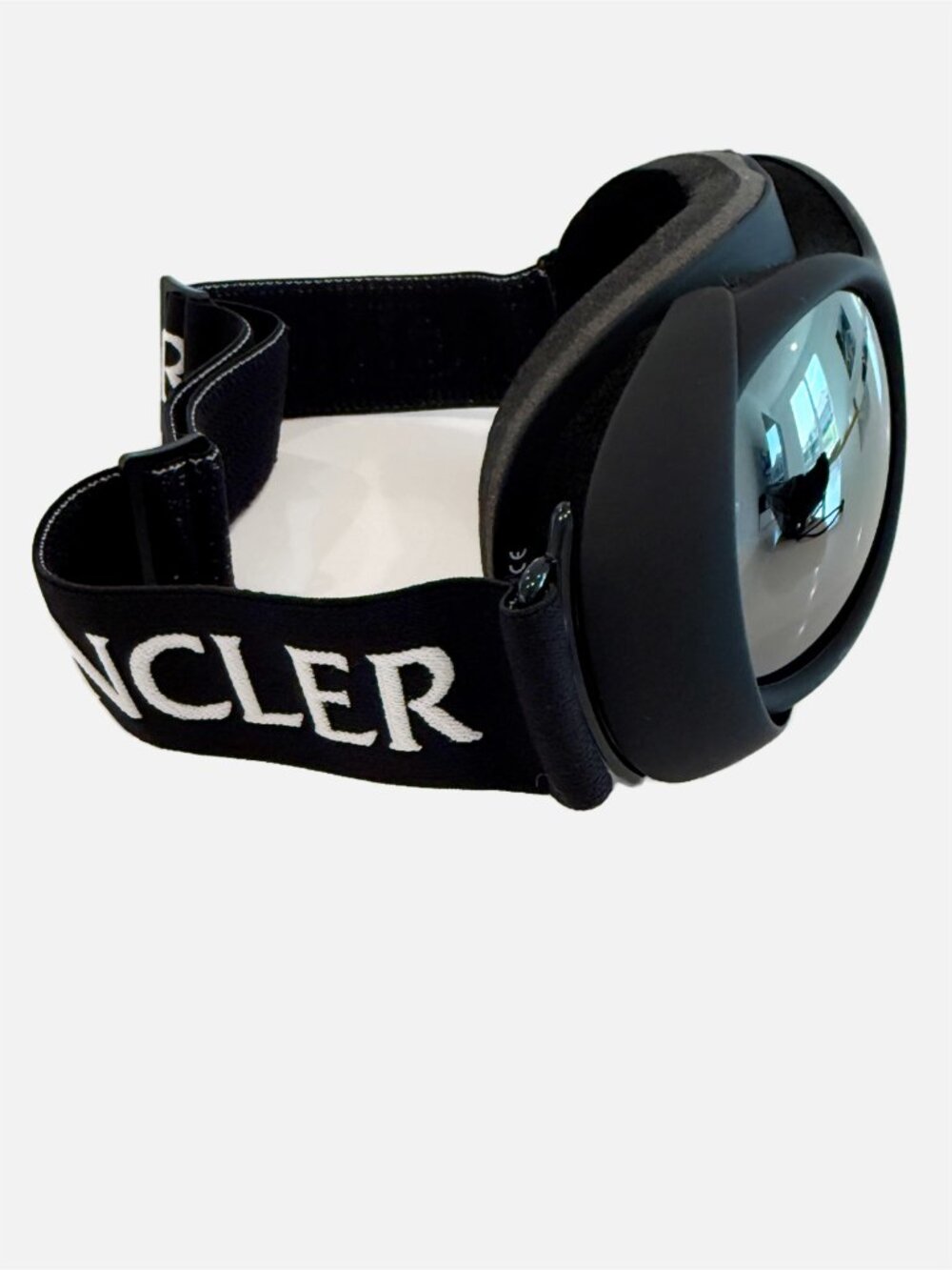 MONCLER glasses eyewear Logo Goggles Ski Snowboard Sports sunglasses Black - Picture 8 of 16